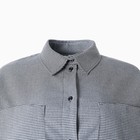 Рубашка женская, цвет серо-чёрный, размер 48 - фото 41454002