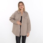 Рубашка женская, цвет серый, размер 50 9527482