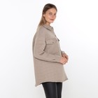 Рубашка женская, цвет серый, размер 50 9527482