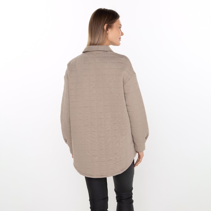 Рубашка женская, цвет серый, размер 50 61010