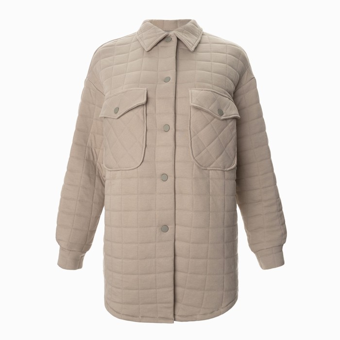 Рубашка женская, цвет серый, размер 50 61010