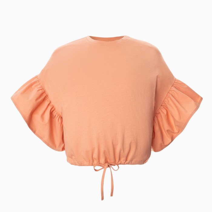 Футболка женская, цвет персиковый, размер 44 - Фото 1