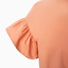 Футболка женская, цвет персиковый, размер 44 - фото 42010301