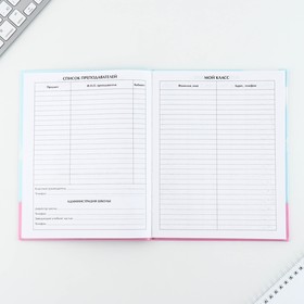 Дневник школьный 1-11 класс универсальный «Котик», твердая обложка 7БЦ, глянцевая ламинация, 40 листов