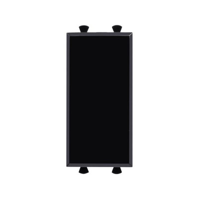 Заглушка модульная DKC 4402991 Avanti, 1 модуль, цвет чёрный
