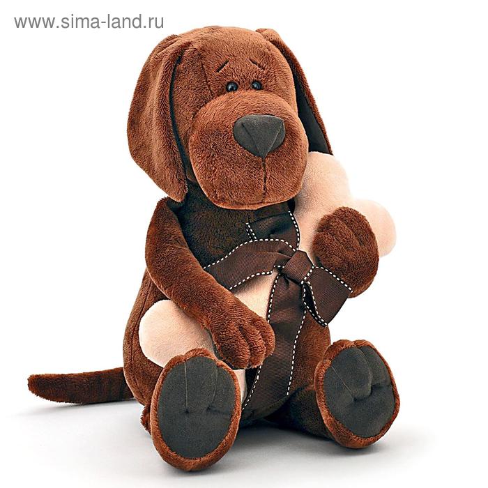 Мягкая игрушка «Пёс Барбоська» с косточкой, 20 см - Фото 1