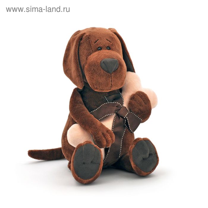 Мягкая игрушка «Пёс Барбоська» с косточкой, 30 см - Фото 1