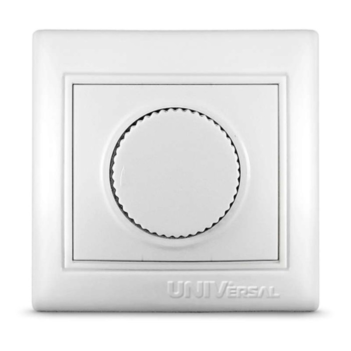 Светорегулятор UNIVersal С0101 «Севиль», СП,500Вт, цвет белый - Фото 1