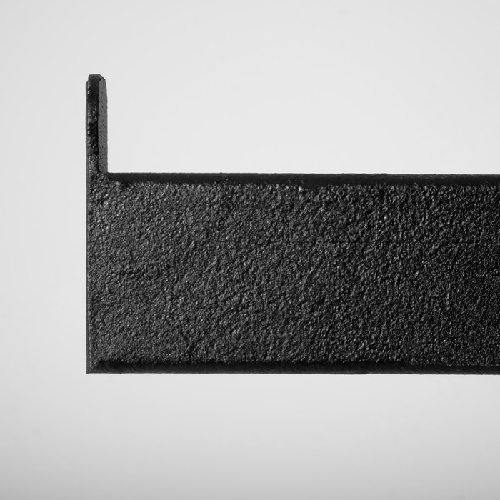 Вешало П-образное размер M напольное с выносом 110×50×150 см, цвет чёрный - фото 1907655839