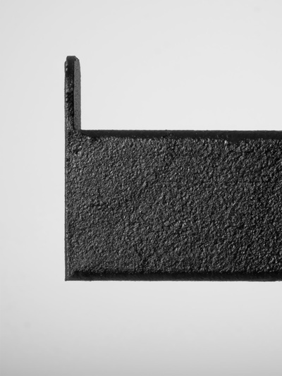 Вешало П образное размер L напольное с выносом 140×50×150 см, цвет чёрный