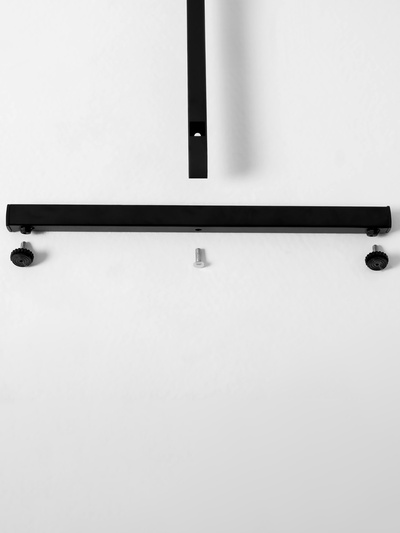 Вешало П образное размер L напольное с выносом 140×50×150 см, цвет чёрный