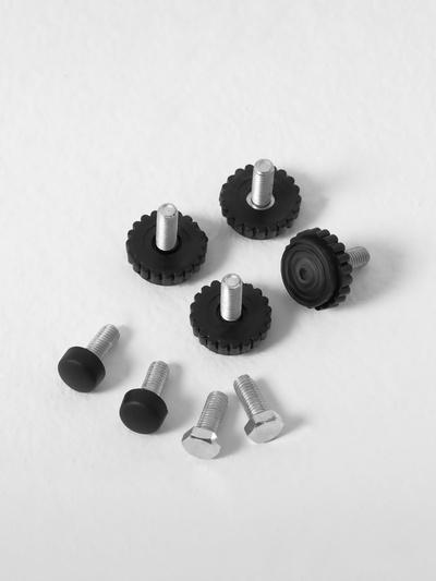 Вешало П образное размер L напольное с выносом 140×50×150 см, цвет чёрный