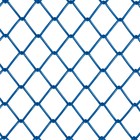 Сетка-рабица ячейка 50х50мм, толщина 2,6мм, с полимерным покрытием, синяя (рулон 1,5х10м) - Фото 2