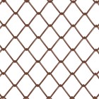 Сетка-рабица ячейка 50х50мм, толщина 2,6мм, с полимерным покрытием, коричневая (рулон1,5х10м) - Фото 2