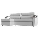 Угловой диван «Форсайт», левый угол, механизм еврокнижка, экокожа, цвет белый - Фото 1