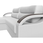 Угловой диван «Форсайт», левый угол, механизм еврокнижка, экокожа, цвет белый - Фото 4