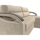 Угловой диван «Форсайт», правый угол, механизм еврокнижка, микровельвет, цвет бежевый - Фото 4