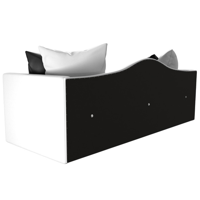 Детский прямой диван «Дориан», экокожа, цвет белый / чёрный - фото 1906208690