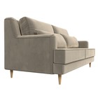 Прямой диван «Джерси», микровельвет, цвет бежевый - Фото 3