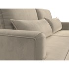 Прямой диван «Джерси», микровельвет, цвет бежевый - Фото 4