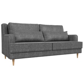 Прямой диван «Джерси», рогожка, цвет серый