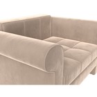 Кресло-кровать «Берли», механизм еврософа, велюр, цвет бежевый - Фото 4