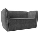 Прямой диван «Бергамо», 2-х местный, рогожка, цвет серый - фото 298716294