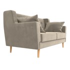 Прямой диван «Брайтон 2», микровельвет, цвет бежевый - Фото 3
