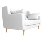 Прямой диван «Брайтон 2», экокожа, цвет белый 9555183