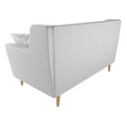 Прямой диван «Брайтон 2», экокожа, цвет белый 9555183