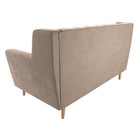 Прямой диван «Брайтон 2 Люкс», велюр, цвет бежевый - Фото 5