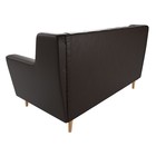 Прямой диван «Брайтон 2 Люкс», экокожа, цвет коричневый 9555192