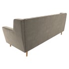 Прямой диван «Брайтон 3 Люкс», микровельвет, цвет бежевый - Фото 5