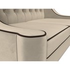 Прямой диван «Бронкс», микровельвет, цвет бежевый - Фото 4