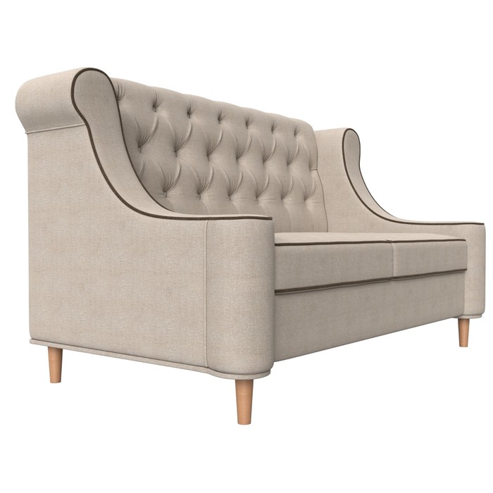 Прямой диван «Бронкс», рогожка, цвет бежевый - фото 1911899625