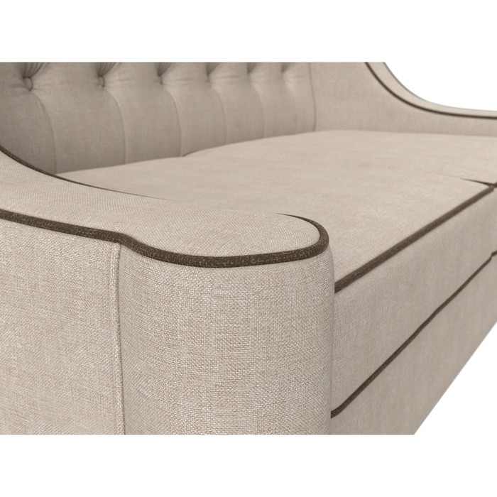 Прямой диван «Бронкс», рогожка, цвет бежевый - фото 1911899626
