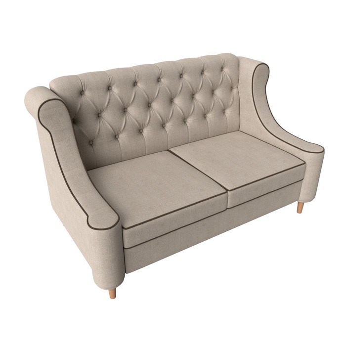 Прямой диван «Бронкс», рогожка, цвет бежевый - фото 1911899627