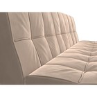 Прямой диван «Винсент», механизм книжка, велюр, цвет бежевый - Фото 4