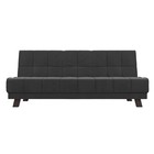 Прямой диван «Винсент», механизм книжка, велюр, цвет серый - Фото 5