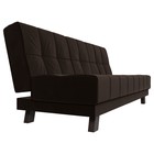 Прямой диван «Винсент», механизм книжка, микровельвет, цвет коричневый - Фото 6