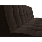 Прямой диван «Винсент», механизм книжка, микровельвет, цвет коричневый - Фото 4