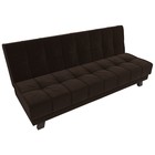 Прямой диван «Винсент», механизм книжка, микровельвет, цвет коричневый - Фото 7