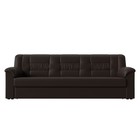 Прямой диван «Карелия», механизм дельфин, экокожа, цвет коричневый  (артикул 9555244)  большой выбор товаров оптом и в розницу по низким ценам с доставкой