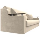 Прямой диван «Сенатор», ППУ, механизм книжка, микровельвет, цвет бежевый - Фото 3