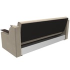 Прямой диван «Сенатор», ППУ, механизм книжка, микровельвет, цвет бежевый - Фото 6