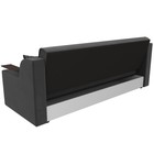 Прямой диван «Сенатор», ППУ, механизм книжка, велюр, цвет серый  (артикул 9555268)  большой выбор товаров оптом и в розницу по низким ценам с доставкой