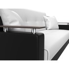 Прямой диван «Сенатор», механизм книжка, экокожа, цвет белый / чёрный - Фото 3