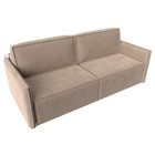 Диван прямой «Либерти», механизм еврокнижка, велюр, цвет бежевый - Фото 7