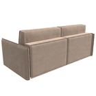 Прямой диван «Либерти», механизм еврокнижка, велюр, цвет бежевый - Фото 8