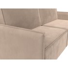 Прямой диван «Либерти», механизм еврокнижка, велюр, цвет бежевый - Фото 9